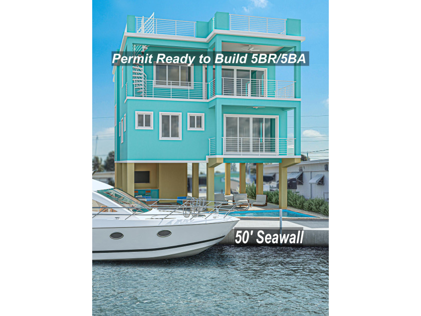 READY TO BUILD, PERMIT IN HAND-INCLUDES 2 SETS OF HOUSE PLANS - Beach Lot for sale in Marathon, Florida on Beachhouse.com