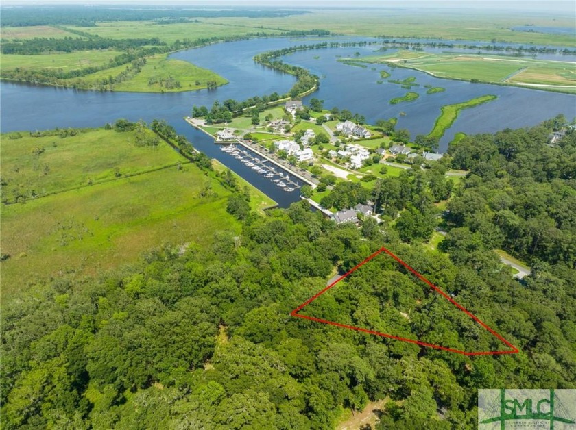 This ultra-private lot is tucked among 1.19 acres of mature oaks - Beach Lot for sale in Richmond Hill, Georgia on Beachhouse.com