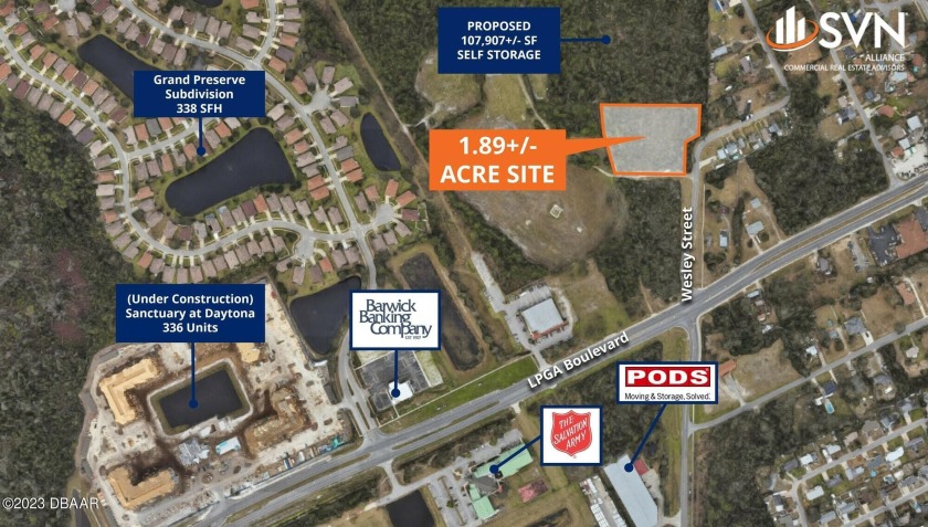1.89+/- Acre Parcel For Sale.Outparcel to proposed 107,907 SF - Beach Commercial for sale in Daytona Beach, Florida on Beachhouse.com