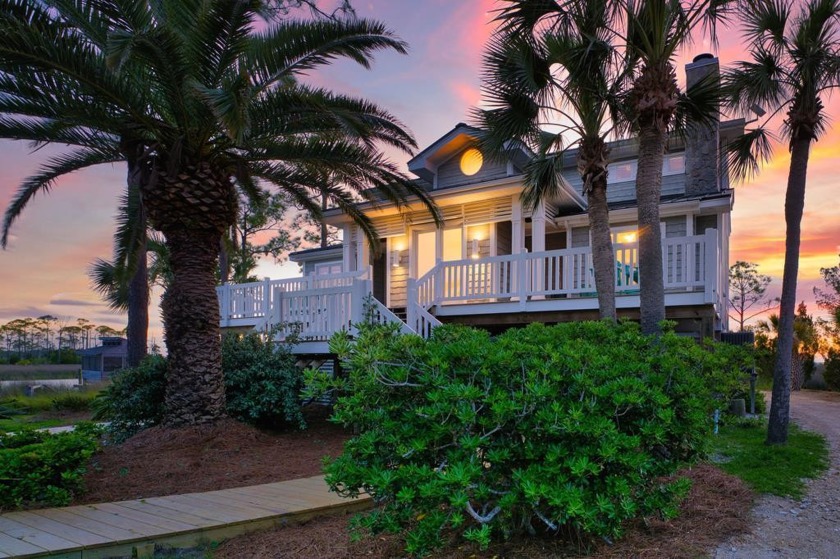 Premier bayfront home sited on a rare point with uninterrupted - Beach Home for sale in St. George Island, Florida on Beachhouse.com