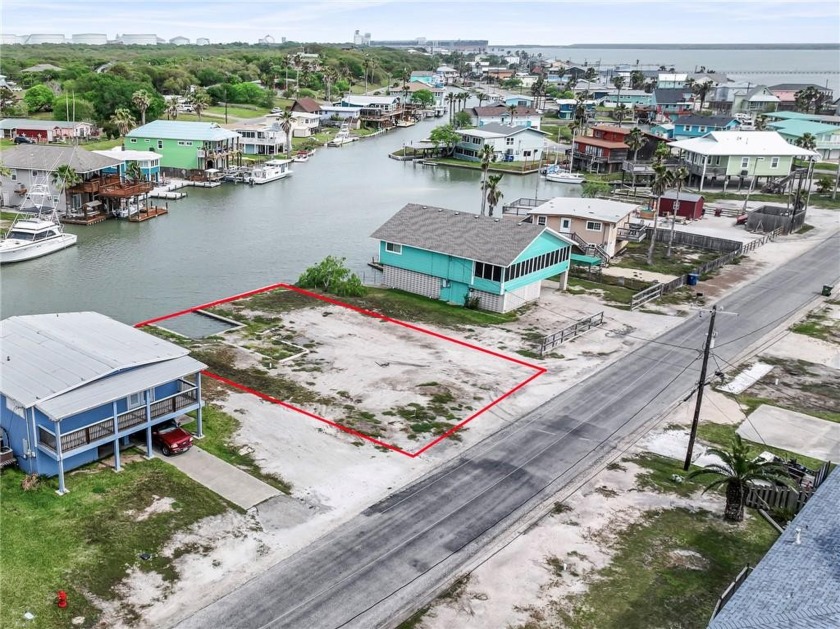 CANAL FRONT WITH BAYVIEWS! Drive by this large canal front lot - Beach Lot for sale in Ingleside on The Bay, Texas on Beachhouse.com