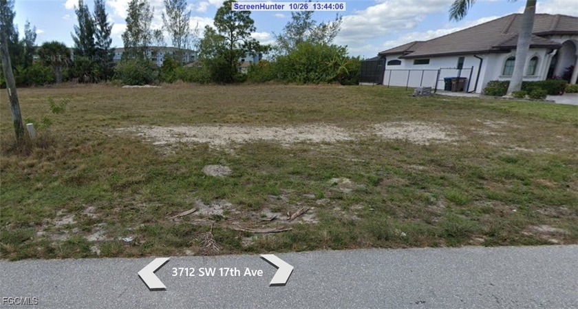 Build your future home on this western exposure Gulf Access - Beach Lot for sale in Cape Coral, Florida on Beachhouse.com