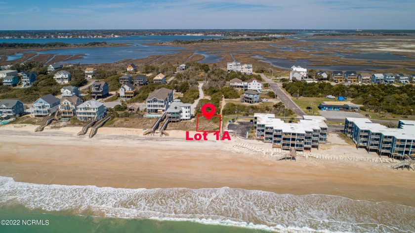 This rare undeveloped OCEANFRONT DUPLEXABLE parcel is zoned R-10 - Beach Lot for sale in North Topsail Beach, North Carolina on Beachhouse.com