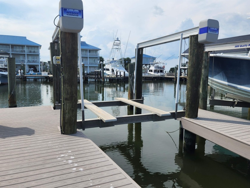 Boat slip #29 on pier B in Pirates Cove Marina. New 13,000lb - Beach Lot for sale in Grand Isle, Louisiana on Beachhouse.com