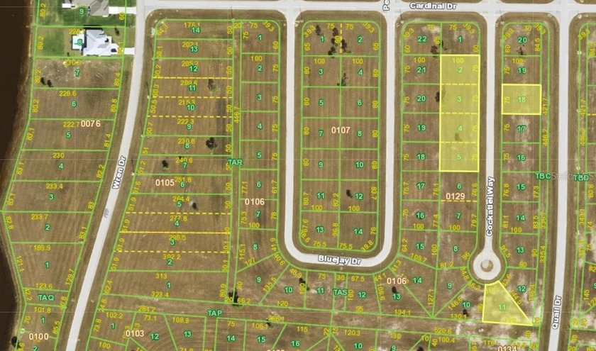 Package of six building lots in the Rotonda Meadows subdivision - Beach Lot for sale in Placida, Florida on Beachhouse.com
