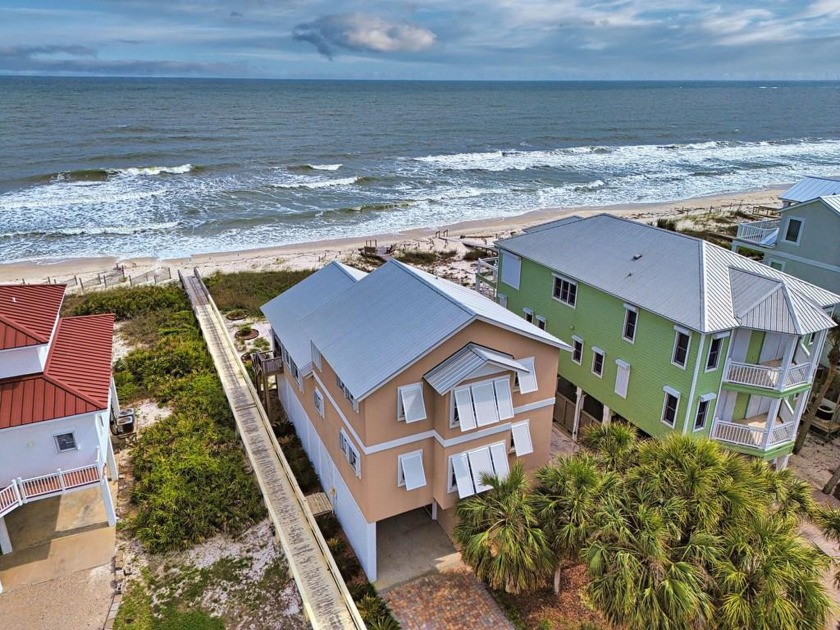 Unobstructive beach views surround this 3 bedroom 3 1/2 bath - Beach Home for sale in St. George Island, Florida on Beachhouse.com