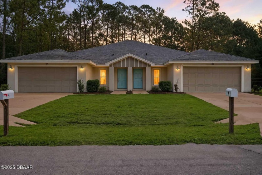 Live in one, rent the other, or bring the whole family! This - Beach Home for sale in Palm Coast, Florida on Beachhouse.com