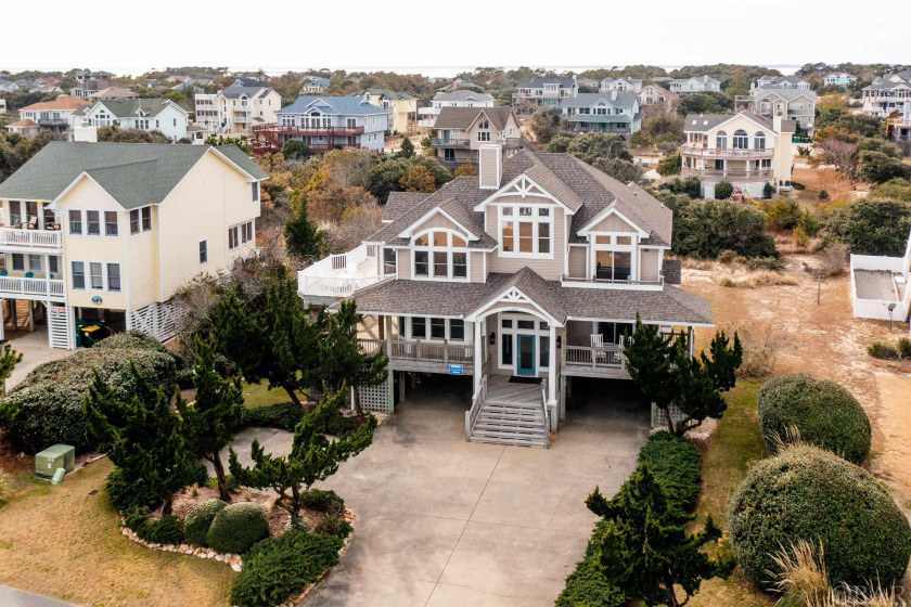 This remarkable semi-oceanfront home is located in the highly - Beach Home for sale in Corolla, North Carolina on Beachhouse.com