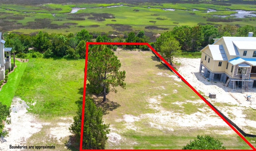 Striking sunset views from one of the larger marshfront lots in - Beach Lot for sale in Johns Island, South Carolina on Beachhouse.com