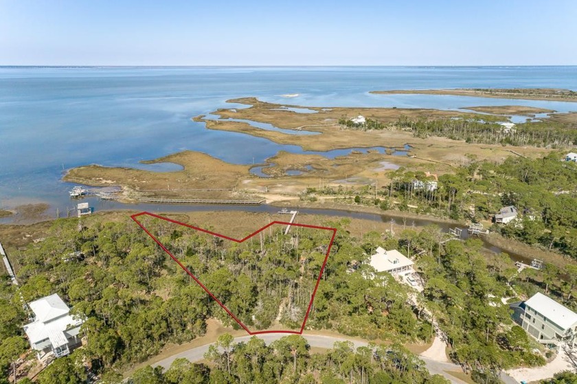 Beautiful sunsets on this Canal front lot in the Plantation 500' - Beach Lot for sale in St. George Island, Florida on Beachhouse.com