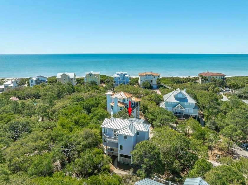 Located on the South side of Leisure Lane within the gated SGI - Beach Home for sale in St. George Island, Florida on Beachhouse.com