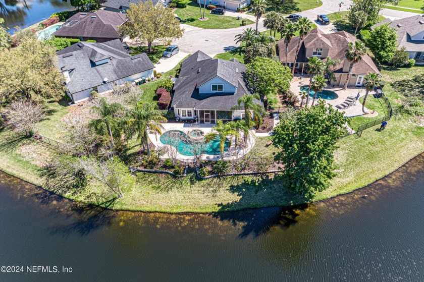 This exceptional beachy pool home surrounded by palm trees on a - Beach Home for sale in Jacksonville, Florida on Beachhouse.com