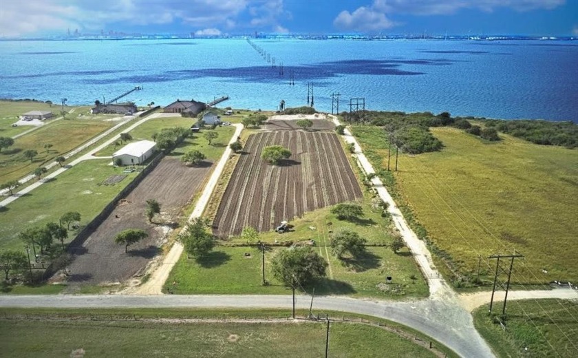 Rare Nueces Bay waterfront property with over 5.9 acres! Located - Beach Acreage for sale in Taft, Texas on Beachhouse.com