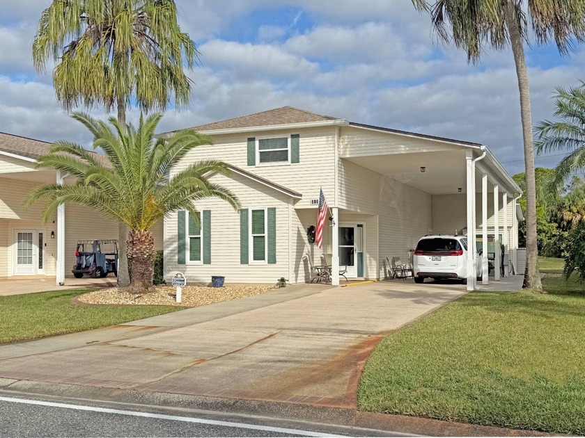 Check out this furnished 2BR/2 bath resort home with RV port - Beach Home for sale in Titusville, Florida on Beachhouse.com
