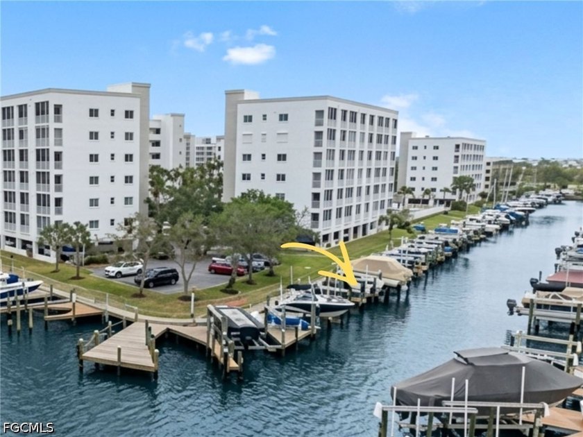 BOAT DOCK #56 AT CASA MARINA - DEEP-WATER ACCESS & CONVENIENT - Beach Lot for sale in Fort Myers Beach, Florida on Beachhouse.com