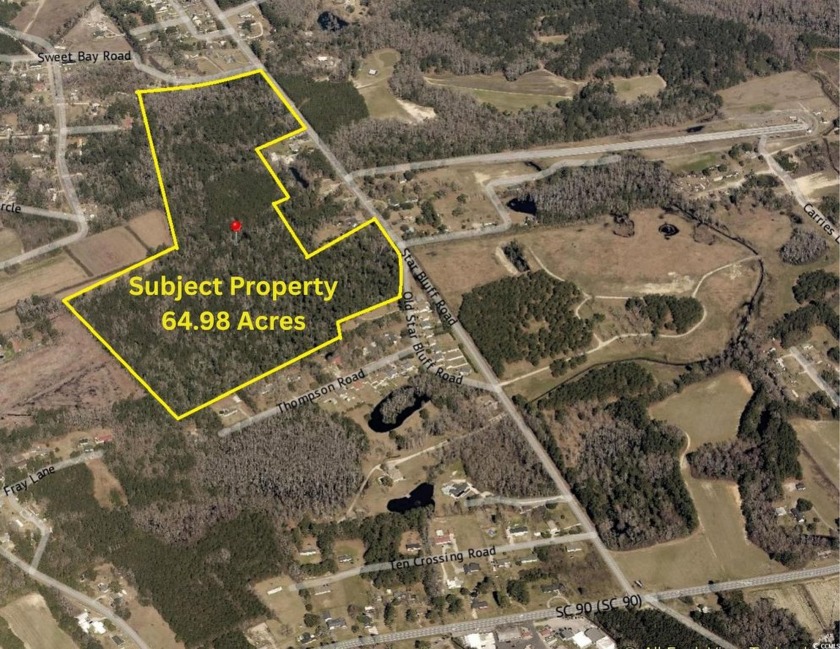 Approximately 64.98+/- Acres located off Star Bluff Road by - Beach Acreage for sale in Longs, South Carolina on Beachhouse.com