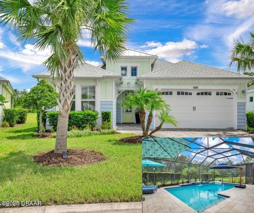 Drop-Dead Gorgeous Cabana Pool Home with Custom Touches - Beach Home for sale in Daytona Beach, Florida on Beachhouse.com