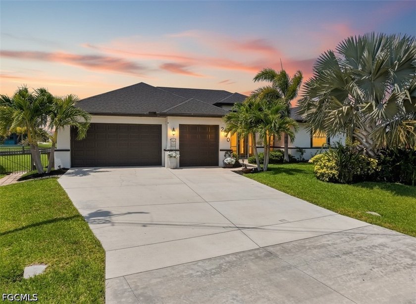 Stunning intersecting canal views create the tropical retreat - Beach Home for sale in Cape Coral, Florida on Beachhouse.com
