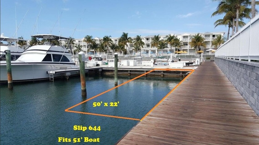 Best 50' Slip location in the Marina!Rents well when not - Beach Lot for sale in Stock Island, Florida on Beachhouse.com