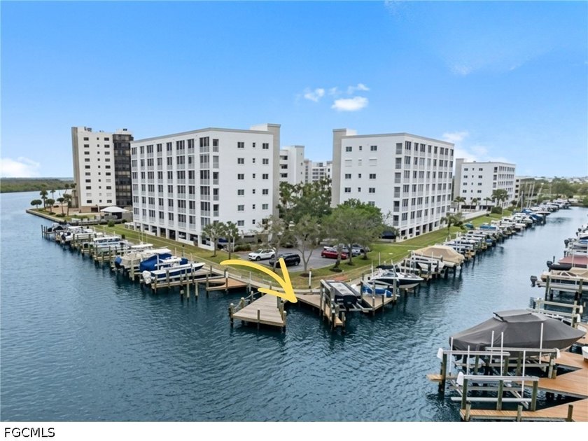 DEEP-WATER DOCK + HUGE DECK AREA #60 AT CASA MARINA - PRIME - Beach Lot for sale in Fort Myers Beach, Florida on Beachhouse.com