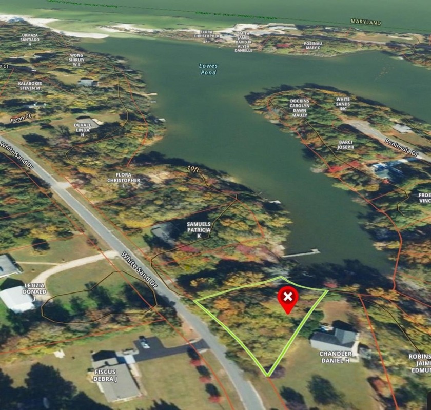 A Beautiful waterfront parcel on Lowes Pond In White Sand - Beach Lot for sale in Heathsville, Virginia on Beachhouse.com