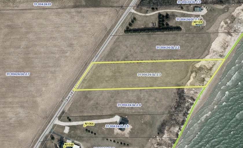 Awesome 3 acre bluff waterfront building lot on Lake Michigan - Beach Acreage for sale in Kewaunee, Wisconsin on Beachhouse.com