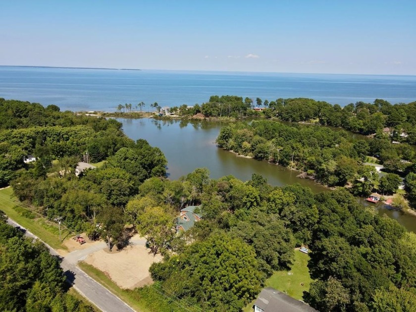 Kayak to the beach from this level, wooded lot on Lowes Pond in - Beach Lot for sale in Heathsville, Virginia on Beachhouse.com