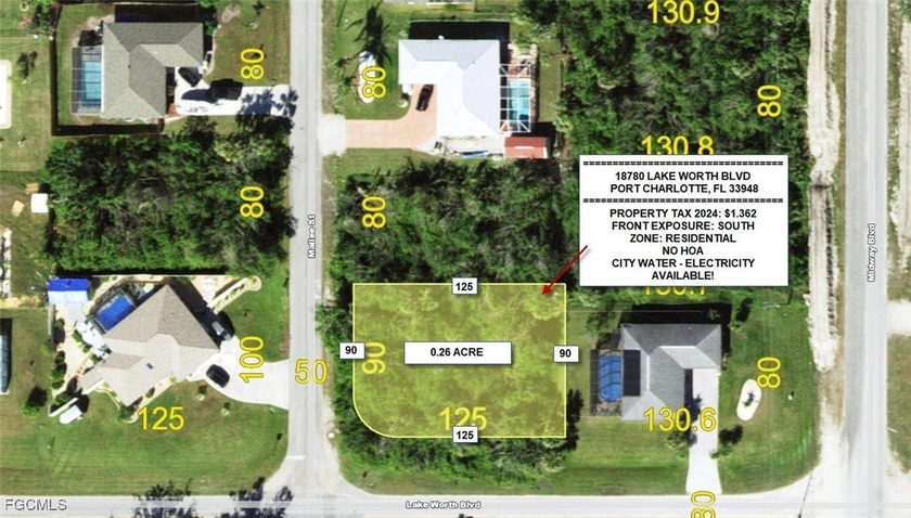 Spacious residential lot in a peaceful and growing neighborhood - Beach Lot for sale in Port Charlotte, Florida on Beachhouse.com