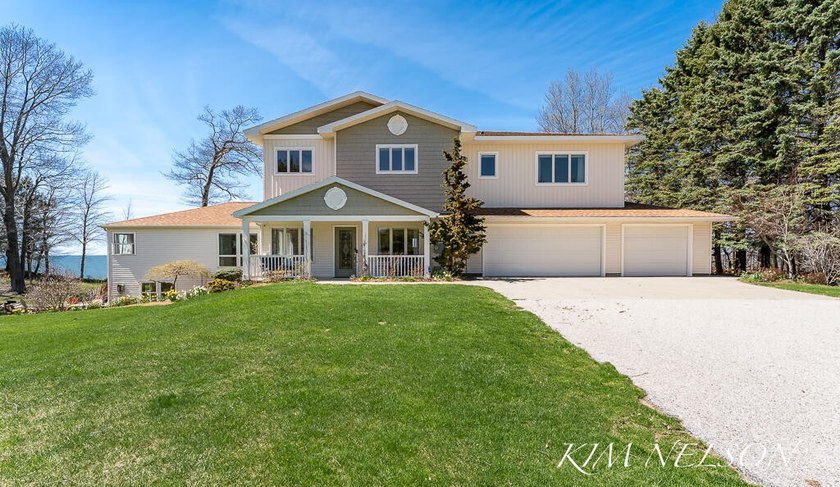 Stunning Lake Michigan estate with 240 ft of private frontage on - Beach Home for sale in Montague, Michigan on Beachhouse.com