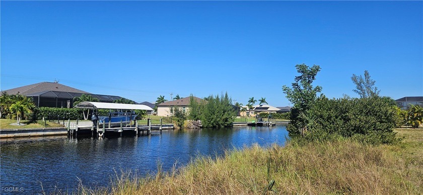 Gulf Access lot with a seawall and concrete dock already - Beach Lot for sale in Cape Coral, Florida on Beachhouse.com