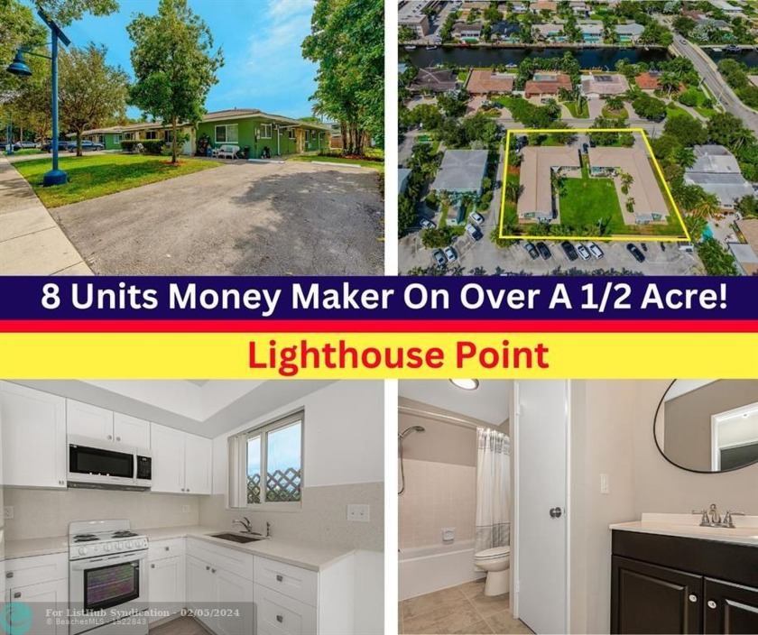 Fantastic Find In The Heart Of Lighthouse Point, 8 Updated Units - Beach Commercial for sale in Lighthouse Point, Florida on Beachhouse.com