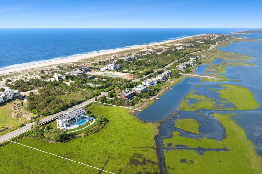 Now available, this extraordinary South of the Highway bayfront - Beach Home for sale in Southampton, New York on Beachhouse.com