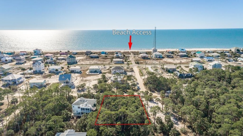 Superb residential lot with Gulf & Bay Views. Beach access from - Beach Lot for sale in St. George Island, Florida on Beachhouse.com