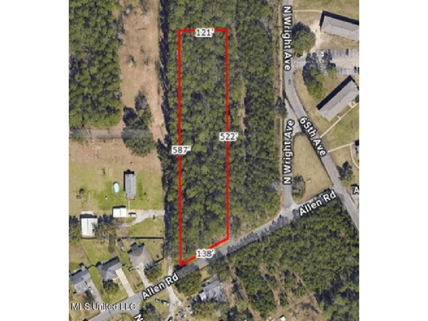 This rare gem in Long Beach offers over 1.5 Acres of beautiful - Beach Lot for sale in Long Beach, Mississippi on Beachhouse.com