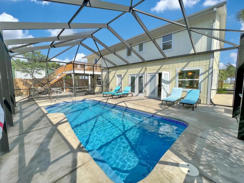 Bottom floor has buildout to create a 4th bedroom to add value - Beach Home for sale in St. George Island, Florida on Beachhouse.com