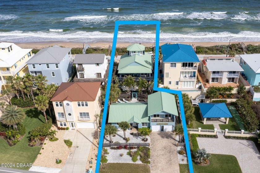 Spectacular ocean front home, with an impressive guest house and - Beach Home for sale in New Smyrna Beach, Florida on Beachhouse.com