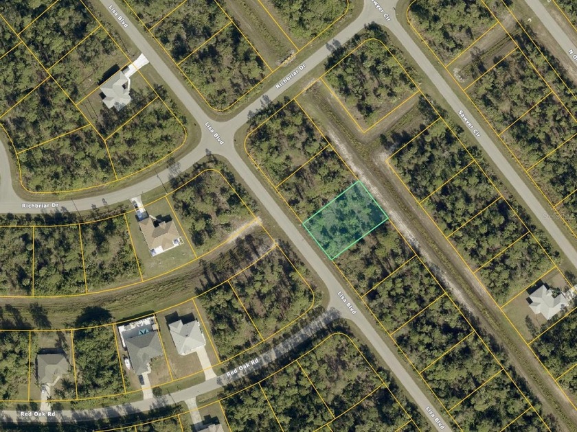 Just down the street, this additional vacant lot on Lisa Blvd - Beach Lot for sale in North Port, Florida on Beachhouse.com
