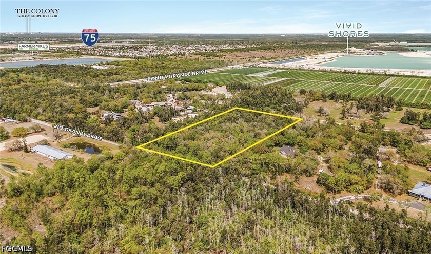 13090 Rio Grande Drive consists of 4.73+/- acres located just - Beach Acreage for sale in Bonita Springs, Florida on Beachhouse.com