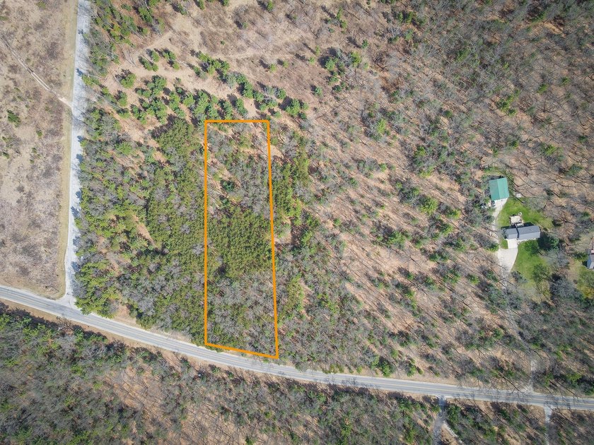 Lot D- 2.0 Acres situated off Holton-Whitehall Rd, the parcel - Beach Acreage for sale in Whitehall, Michigan on Beachhouse.com