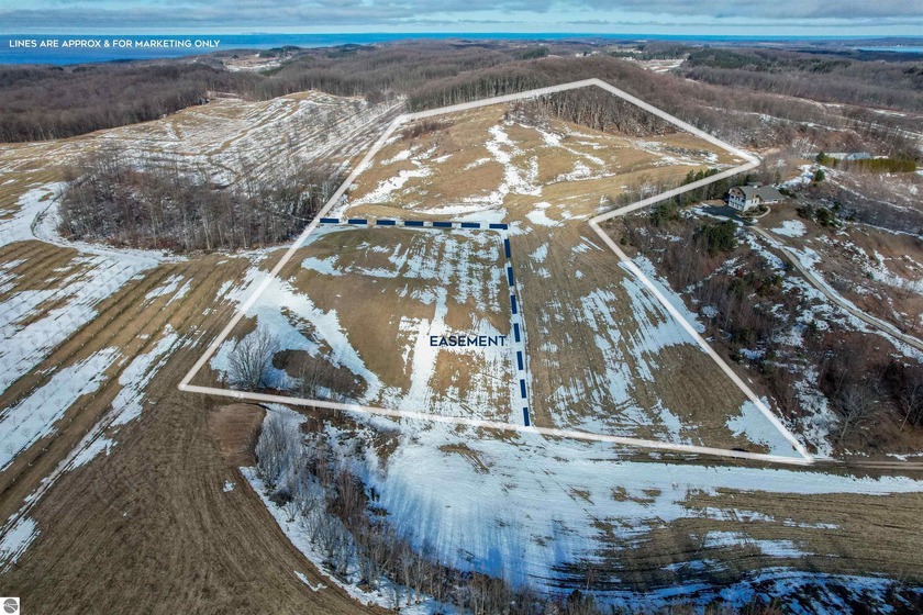 Gorgeous 21+acre parcel with distant views of Northport Bay to - Beach Acreage for sale in Northport, Michigan on Beachhouse.com