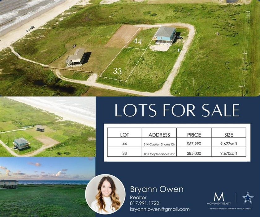 801 Caplen Shores Drive - Beach Lot for sale in Gilchrist, Texas on Beachhouse.com