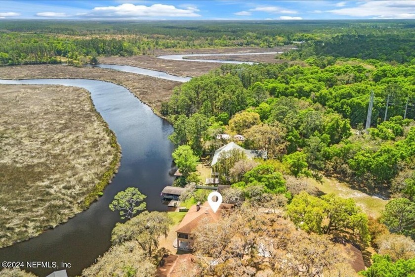 Nestled along the picturesque banks of Pellicer Creek, sits a - Beach Home for sale in St Augustine, Florida on Beachhouse.com