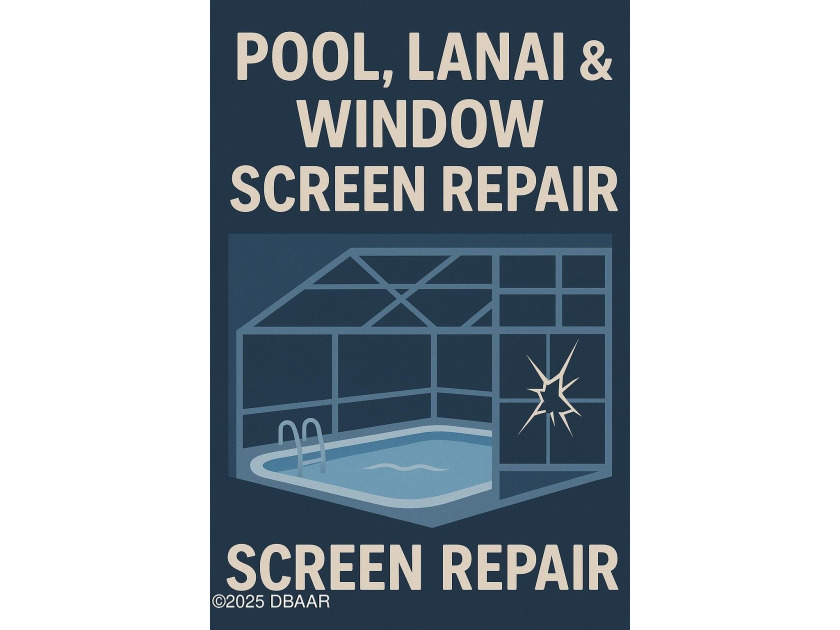 Confidential Business for Sale - Established Screen Repair - Beach Commercial for sale in Ormond Beach, Florida on Beachhouse.com