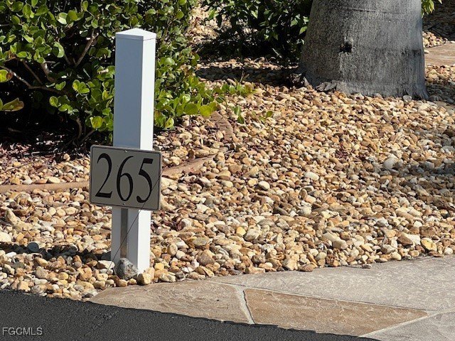 Lot 265 is a Back in stamped concrete lot with your RV facing - Beach Lot for sale in Fort Myers, Florida on Beachhouse.com