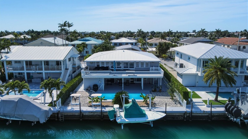 Spacious and sophisticated waterfront home situated on a wide - Beach Home for sale in Key Colony Beach, Florida on Beachhouse.com