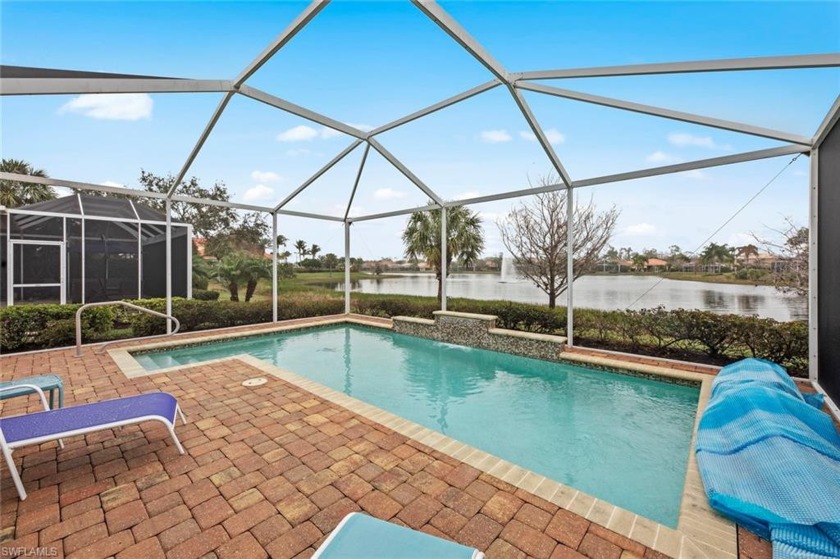 Enjoy the sparkling lake view from this 2-Story Pool home - Beach Home for sale in Estero, Florida on Beachhouse.com