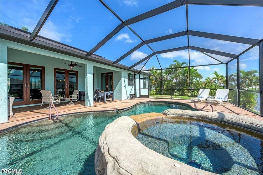 Beautiful 4-bedroom, 2-bathroom waterfront home located in - Beach Home for sale in Cape Coral, Florida on Beachhouse.com