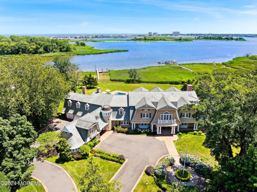 Welcome to this stunning Hampton style WATERFRONT Estate nestled - Beach Home for sale in Rumson, New Jersey on Beachhouse.com