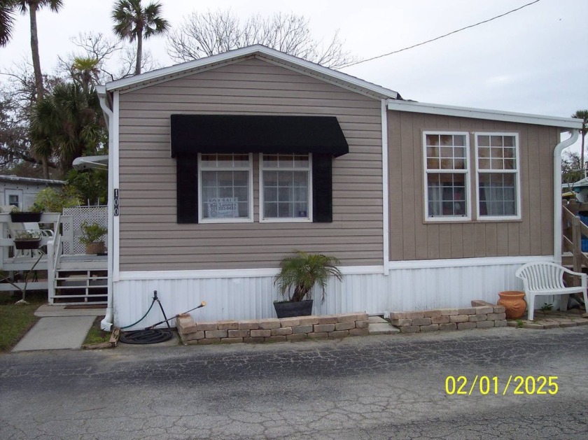 Oak Point MHP, A 55+ Community. River Front View!  Welcome home - Beach Home for sale in Titusville, Florida on Beachhouse.com