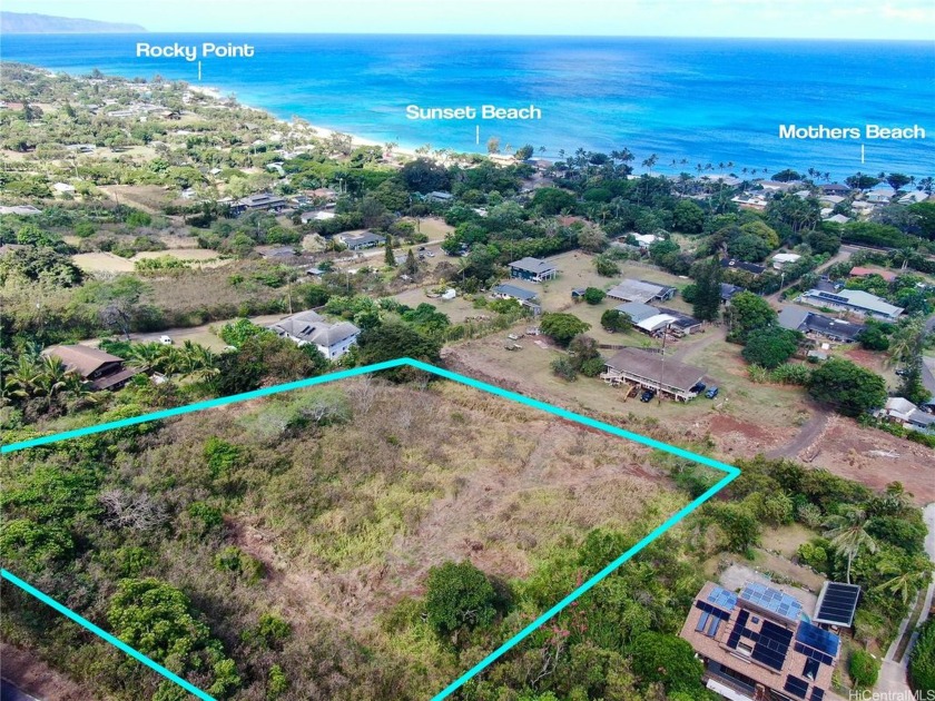 SPECTACULAR and one of a kind 2.6 ACRE lot overlooking Sunset - Beach Lot for sale in Haleiwa, Hawaii on Beachhouse.com